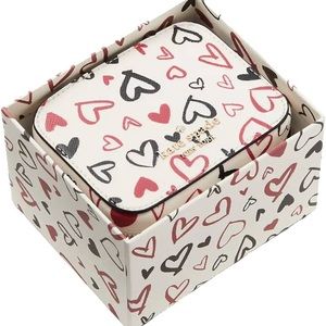 Kate Spade New York Staci Boxed Jewelry Holder Large (Scribble Hearts)